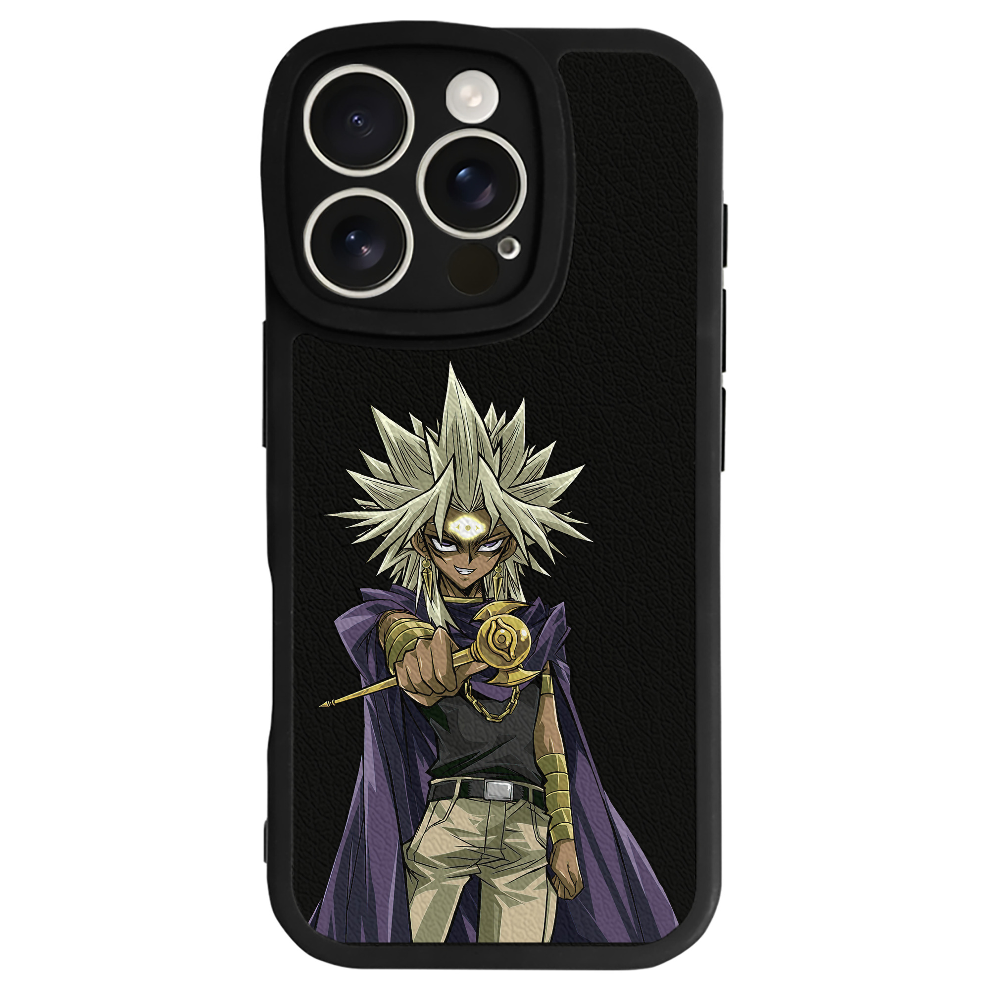 遊☆戯☆王 Yu-Gi-Oh! 【iPhone 16シリーズ対応】シリコンスマホケース（レザー調） 材質：シリコン